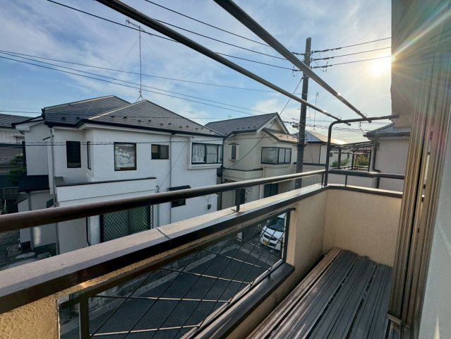 -三丁目不動産-　熊谷市肥塚　平成3年築のバルコニー|広々としたバルコニーです