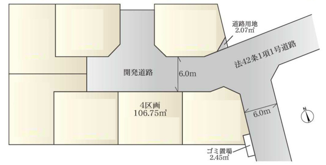 【土地図】 | 海老名市柏ケ谷５丁目　売地　全7区画