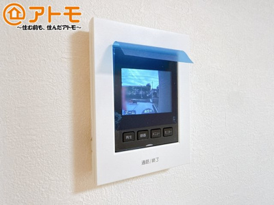 【防犯設備】 | 葵区田町4期　新築戸建　全1棟 | TVモニター付きインターホンは訪問者を確認することができて、防犯性に優れています♪