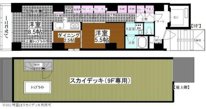 ＬＩＬＩＯ小石川の間取り