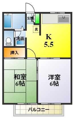 エステートピアサンピースの間取り