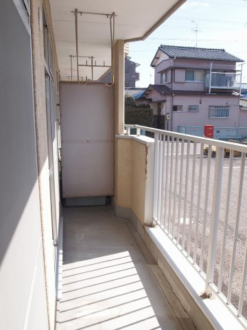 マンション　グリンピアのバルコニー