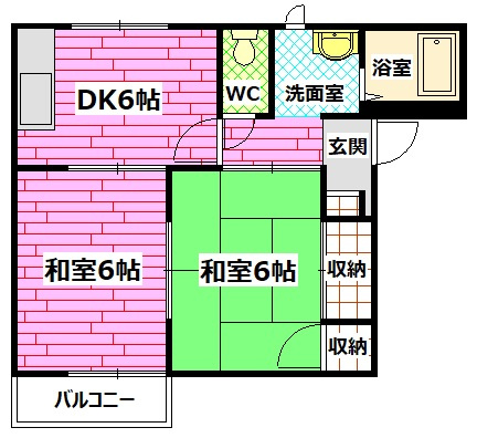 ラメール洋光の間取り