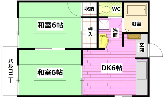 ファジー洋光の間取り
