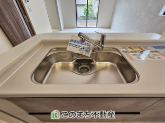 【キッチン】 | 第16栃木大平町富田　2号棟 | カートリッジ式浄水機能付き台所水栓☆おいしいお水でお料理できます☆