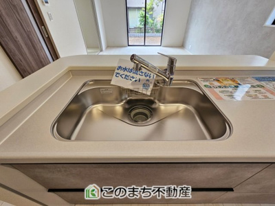 【キッチン】 | 第16栃木大平町富田　2号棟 | カートリッジ式浄水機能付き台所水栓☆おいしいお水でお料理できます☆