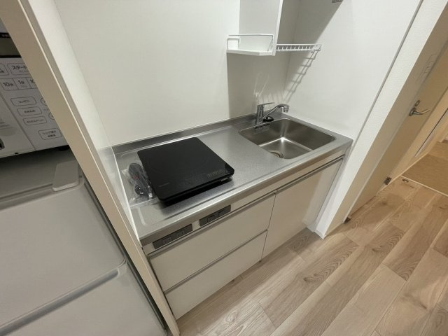 コンパクトなキッチンで掃除もラクラク