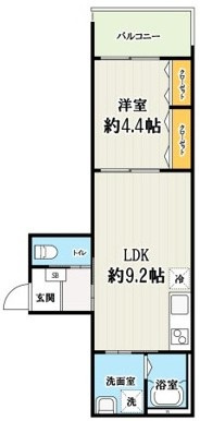 キャメル中浦和西堀の間取り