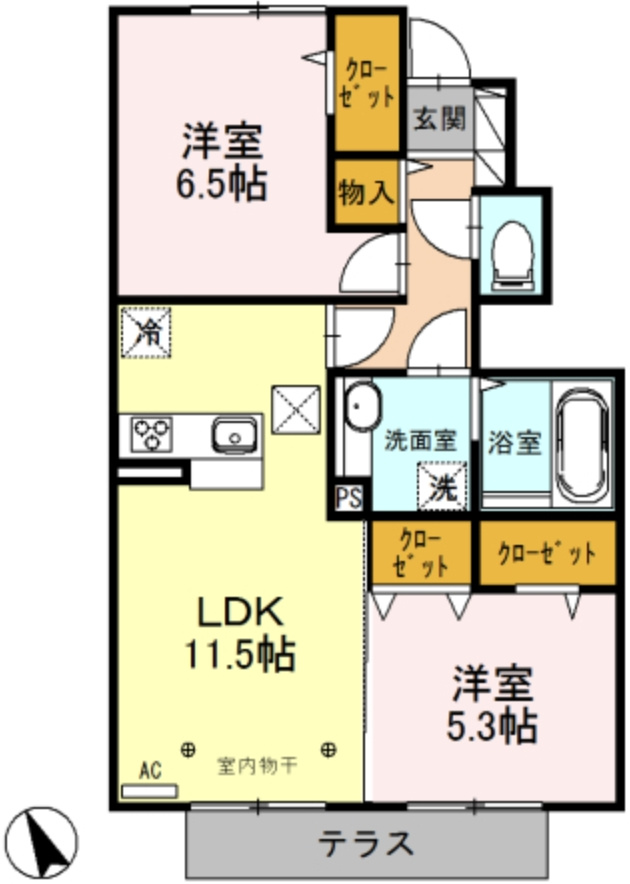 アリスの間取り
