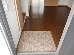 シンプルで使いやすい玄関です
