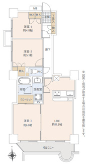 【間取り】 | コンセールタワー所沢
