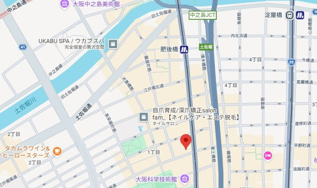アーデン京町堀イーストの地図