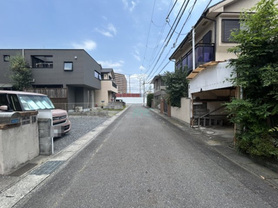 【前面道路含む現地写真】 | 皇子が丘３丁目　１期１号地