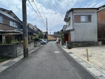 【前面道路含む現地写真】 | 皇子が丘３丁目　１期１号地