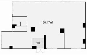 若林東町赤池貸店舗の間取り