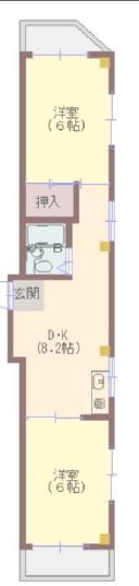 ＫＭＳコートの間取り