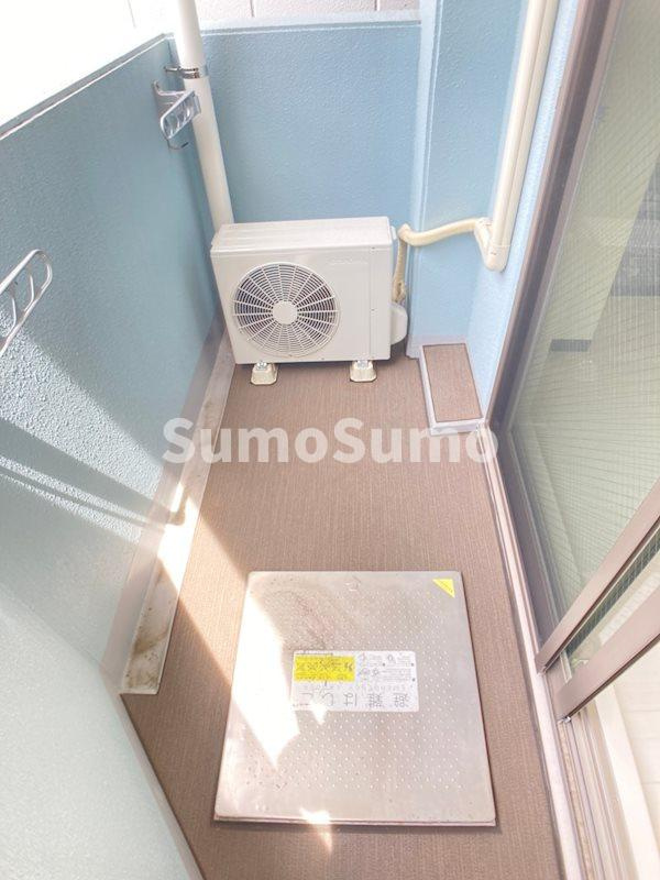 Blue西長堀のバルコニー
