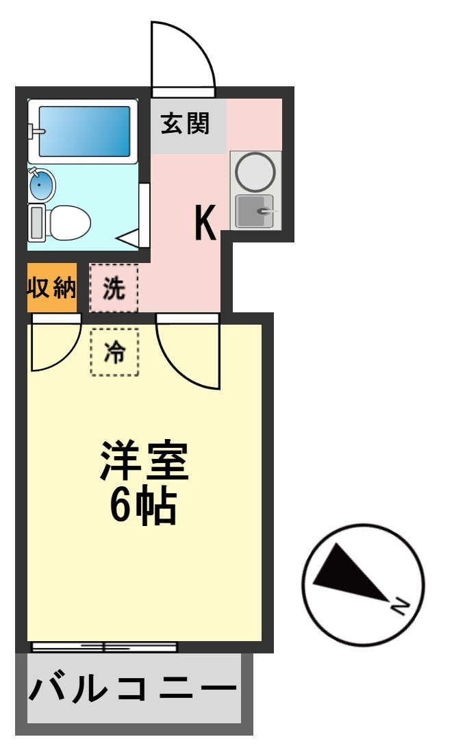 レオパレスRiverSideの間取り