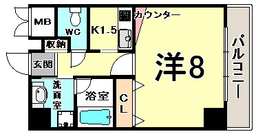 コンフォート・トーユーの間取り