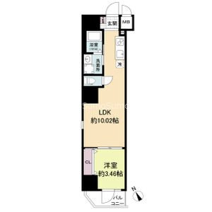 URBAN PARK難波南の間取り