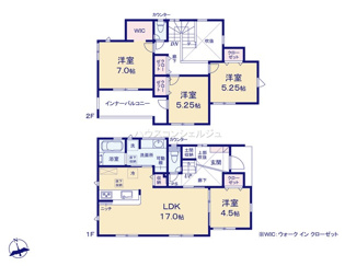 【間取り】 | 名古屋市中川区江松４丁目704【仲介手数料無料】新築一戸建て　2号棟