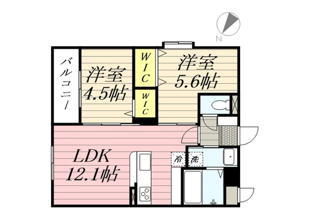 LUXCAS大橋の間取り