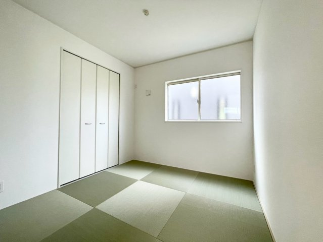 松本市南原第３の和室|和室はリビングに隣接しているのでお子様のお昼寝や客間として最適です♪