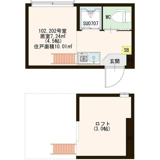 レジデンス赤羽の間取り