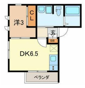 川口市並木４丁目のアパートの間取り