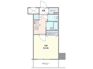 【間取り】 | スカイコートヴィーダ五反田WEST