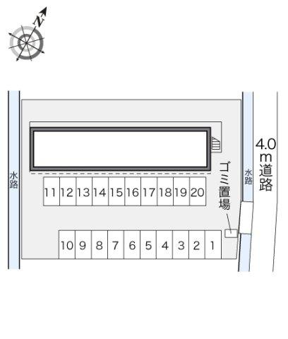 レオパレス華の区画図