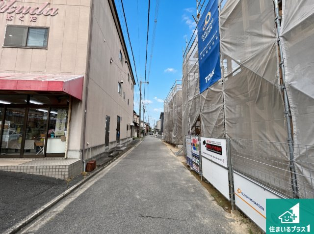 ●5(土)6(日)現地説明会！　天理市前栽町　全2邸の前面道路含む現地写真|駅やスーパー、小学校・中学校等日常生活に欠かせない情報や道のりもご紹介いたしますのでお気軽にご相談ください。