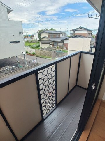 グランディール江木のバルコニー