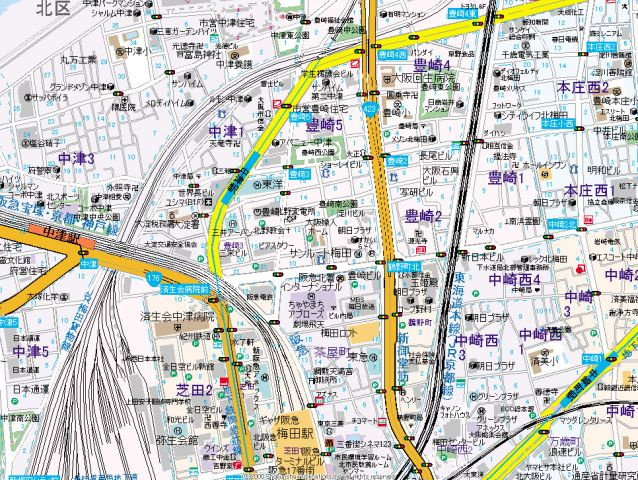 【地図】 | グランカーサ梅田北