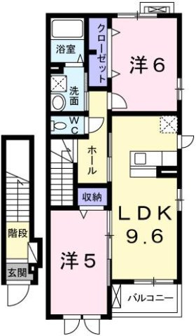 グランデール興浜Ⅰの間取り