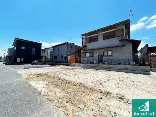 ●天理市前栽町　新築一戸建ての外観|現在はこんな感じです。完成までが待ち遠しいですね。