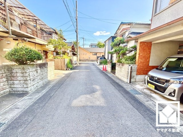大津市皇子が丘３丁目　1期の前面道路含む現地写真|8月10日　現地写真更新