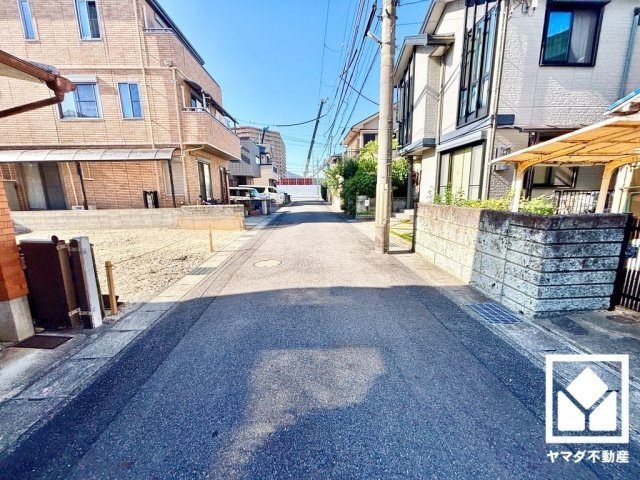 大津市皇子が丘３丁目　1期の前面道路含む現地写真|8月10日　現地写真更新