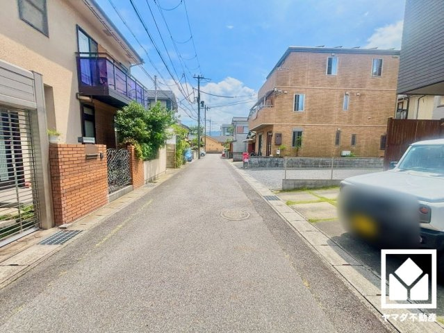 大津市皇子が丘３丁目　1期の前面道路含む現地写真|7月14日　現地写真更新