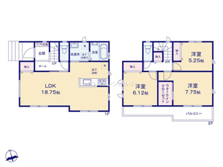 【間取り】 | 名古屋市天白区梅が丘４丁目922【仲介手数料無料】新築一戸建て　A号棟