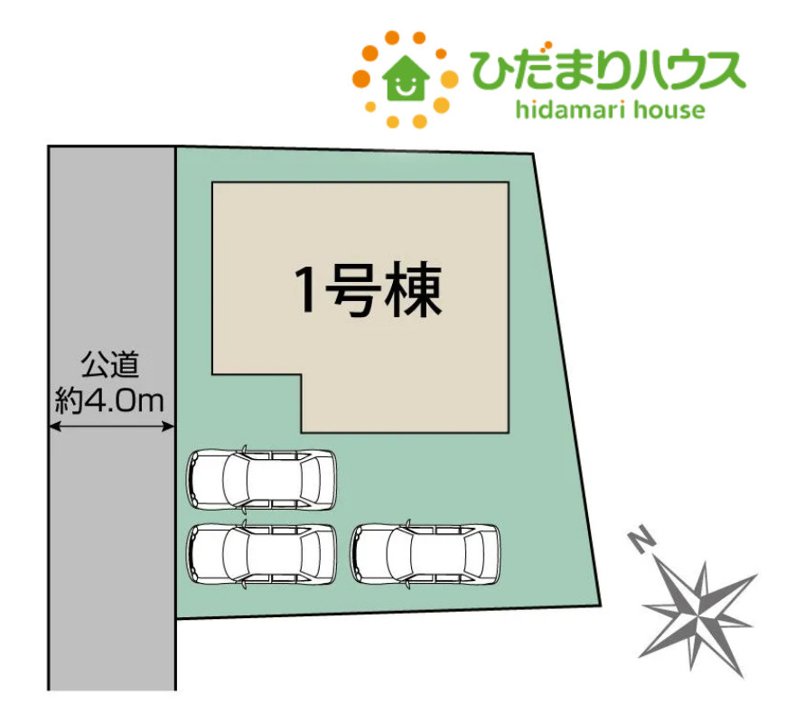 深谷市東方　新築一戸建て　ブルーミングガーデン　01の区画図