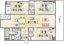 千里山ロイヤルマンション2番街D棟の画像