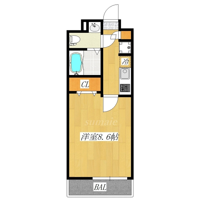 アルファコート浮間２の間取り|南西向きのお部屋です☆