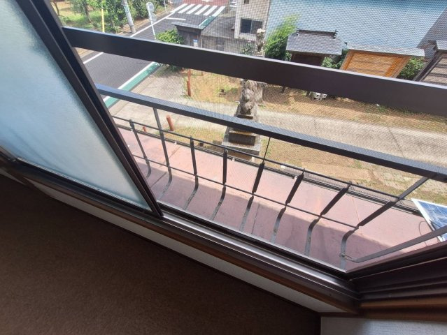 中山荘のバルコニー