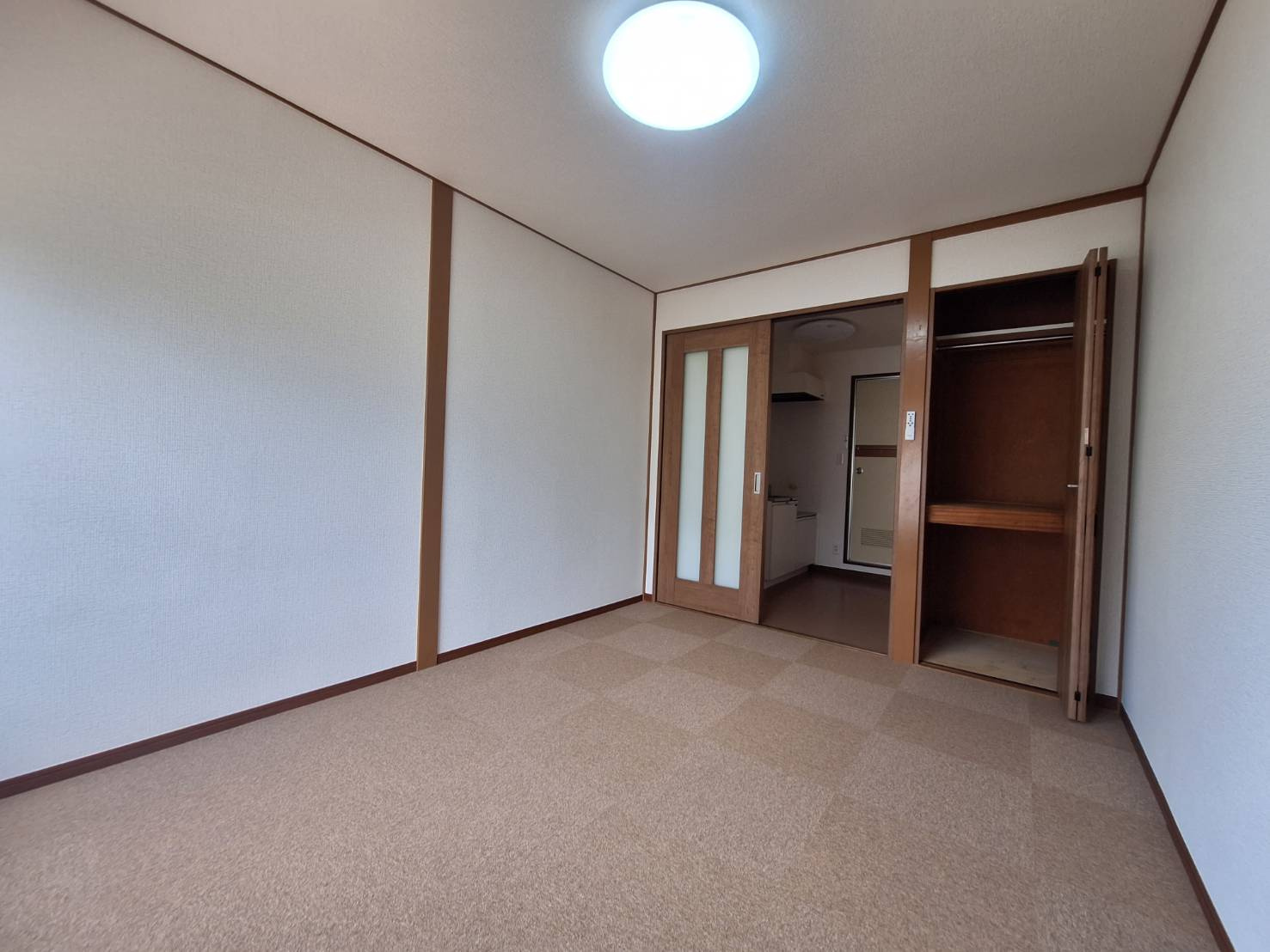 中山荘の寝室