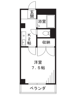 【間取り】 | ソルジェンテ溝ノ口