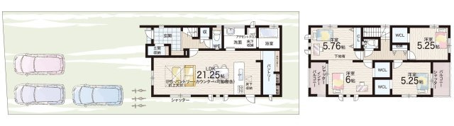 ●29(土)30(日)現地説明会！　天理市丹波市町　限定1邸の間取り