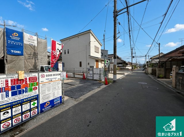 ●5(土)6(日)現地説明会！　天理市丹波市町　限定1邸の前面道路含む現地写真|周辺は閑静な住宅街です。前面道路もしっかりと有りますので車の出し入れも安心ですよ！