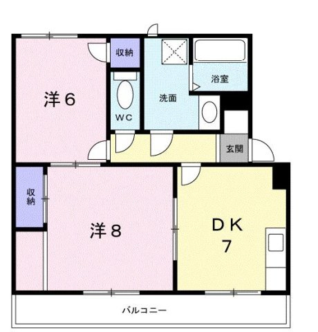 サンハイツ大滝の間取り
