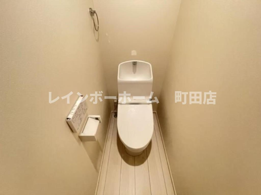 アパートメント枡形　NO1※初期費用分割後払いサービス利用可能物件のトイレ
